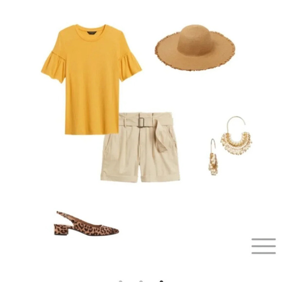 Banana Republic flutter sleeve sweater - Picture 2 of 8